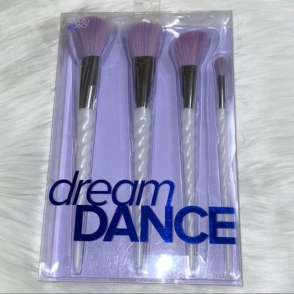 BEAUTY 360 4 Pc Dream Dance Unicorn Brush Set